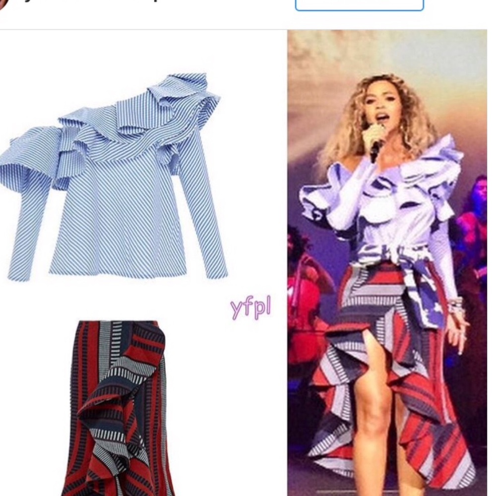 As seen on beyounce slide shoulder top